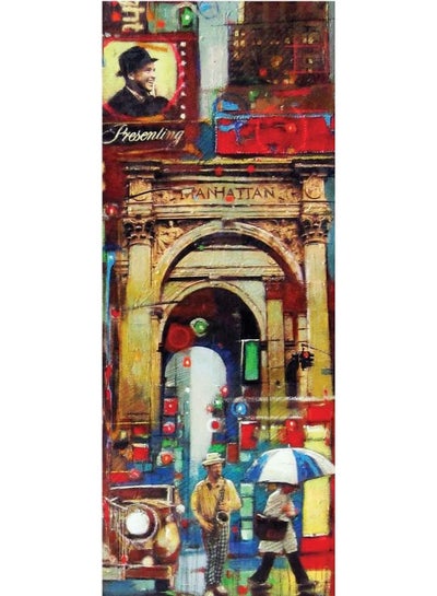 Buy Places Design Framed Vinyl Tableau Multicolor 50x70cm in Egypt