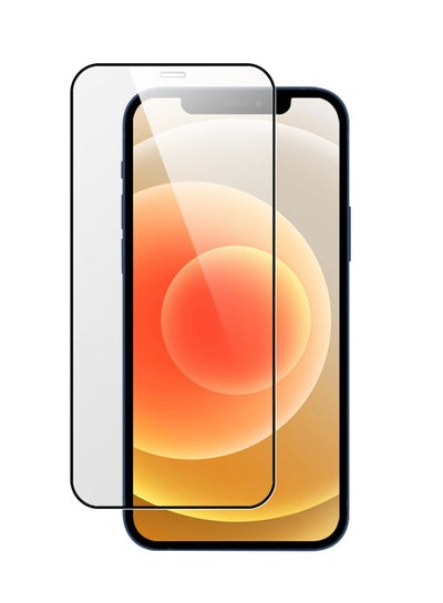 اشتري Tempered Glass Screen Protector For Apple 12/12 Pro Black في مصر