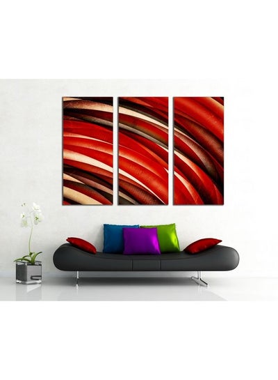 Buy Abstract Design Framed Vinyl Tableau Multicolor 120x80cm in Egypt