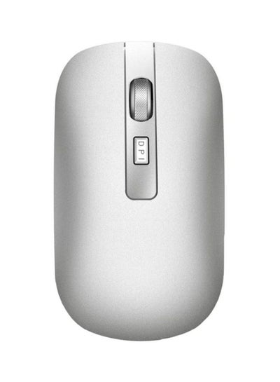 Buy Rechargeable Wireless Mouse Silver/Grey in Saudi Arabia