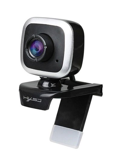 Buy Portable Manual Focus Webcam Black/Silver in UAE