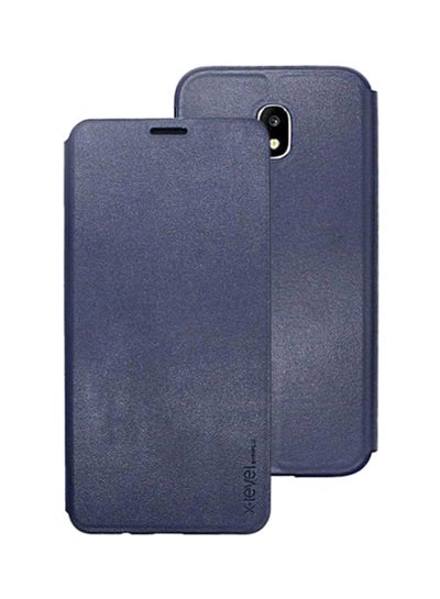 Buy Flip Cover For Samsung Galaxy J7 Pro Blue in UAE