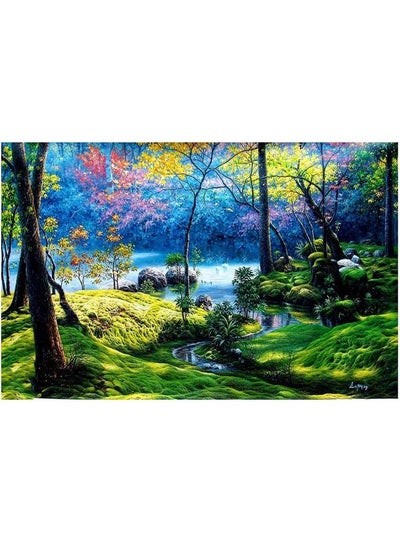 Buy Landscape & Nature Design Framed Vinyl Tableau Multicolor 80x120cm in Egypt