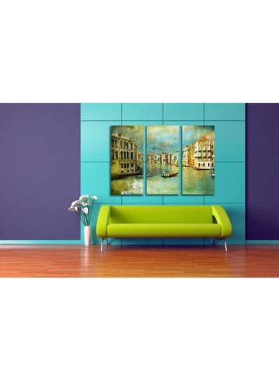 Buy Places Design Framed Vinyl Tableau Multicolor 120x80cm in Egypt