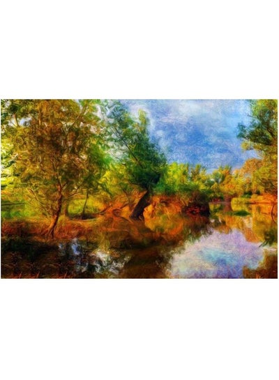 Buy Landscape & Nature Design Framed Vinyl Tableau Multicolor 80x120cm in Egypt