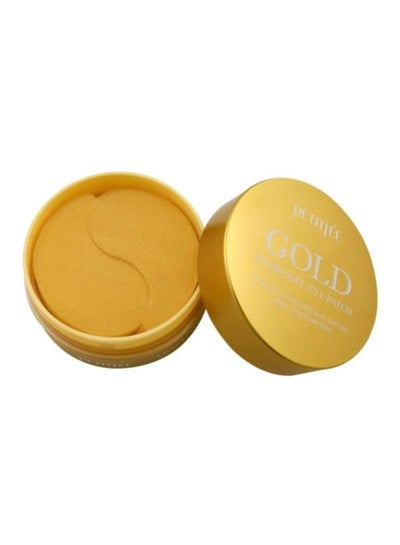 Buy 60-Piece Gold Hydrogel Eye Patch 60ml in UAE