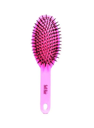 Buy Hair Brush Yellow/Red 30cm in Saudi Arabia