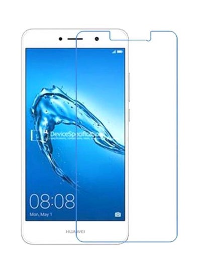 Buy Tempered Glass Screen Protector For Huawei Y7 (2017) Clear in UAE