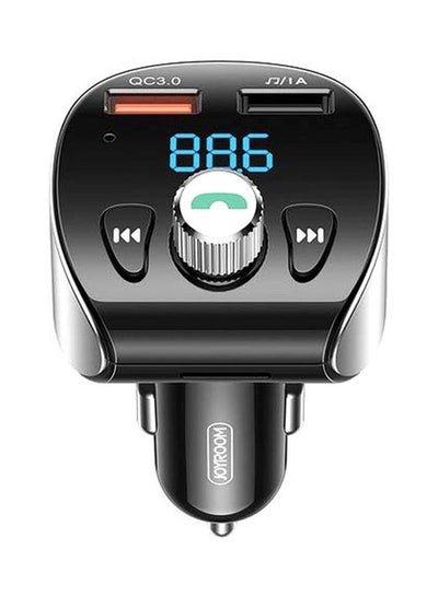 Buy Fast Car Charger With FM Transmitter Modulator Black in Egypt
