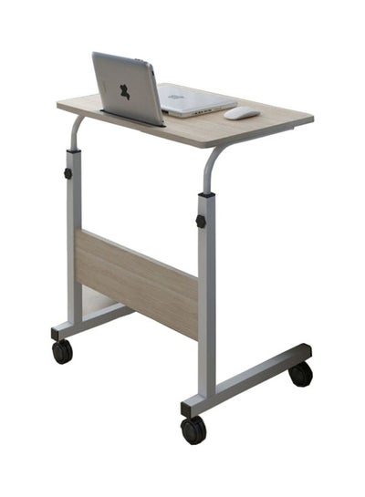 Buy Removable Laptop Desk Beige/Silver 60x40x90cm in Saudi Arabia