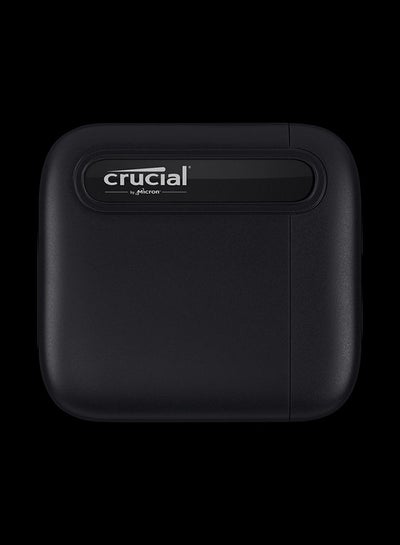 Buy Crucial X6 Portable External SSD, 1TB Capacity, Up to 800 MB/s Sequential Read, USB 3.2 Gen-2 Interface, Drop, Shock & Vibration Proof, Black | CT1000X6SSD9 1 TB in Egypt