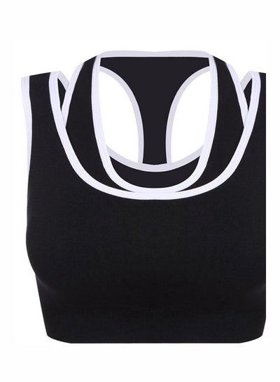 اشتري Women Sportswear Vest Running Exercise Sports Underwear Breathable Bra Top أسود في السعودية