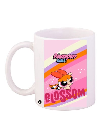 Buy Powerpuff Girls Printed Coffee Mug White/Pink/Blue in Egypt