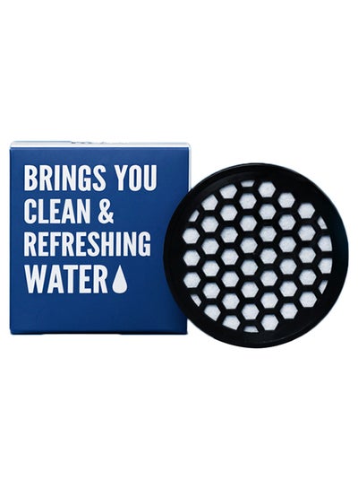 Buy Activated Carbon Filter Replacement Filter For Pr-9000 Series Shower Head Black/White 65 x 20mm in UAE