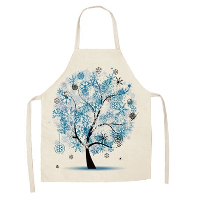 Buy 2 Pieces Printed Tree Pattern Cartoon Household Apron white 38x47cm in Egypt