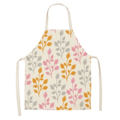 Buy 2 Pieces Simple Printed Household Apron multicolour 55x68cm in UAE