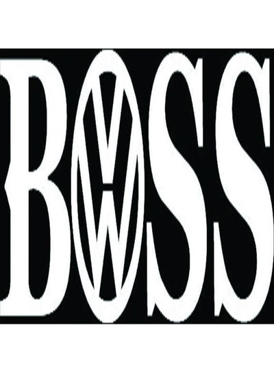 Buy E51 Boss Car Sticker 15X15 cm Black/White in Egypt