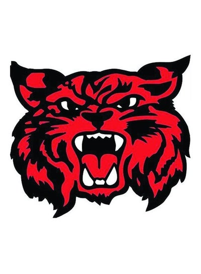 Buy E417 Lion Car Sticker 15X15 cm Red and Black in Egypt