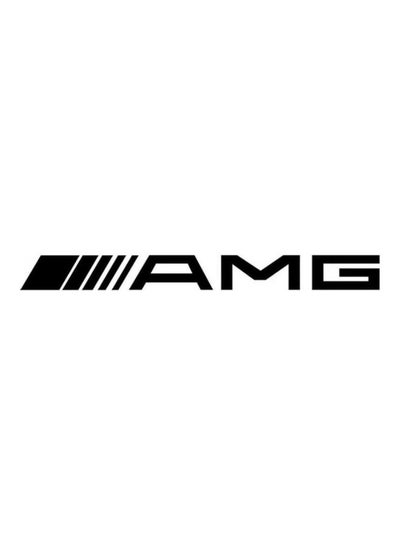 Buy AMG Printed Car Sticker 15X15 cm Black in Egypt