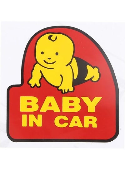 Buy Baby In Car Shaped Sticker For Car in Egypt