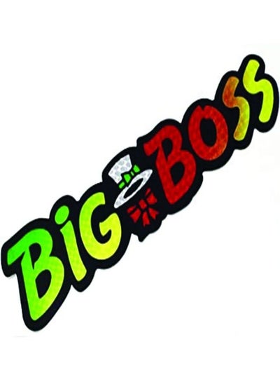 Buy E76 Big Boss Printed Car Sticker 15X15 cm Multicolor in Egypt