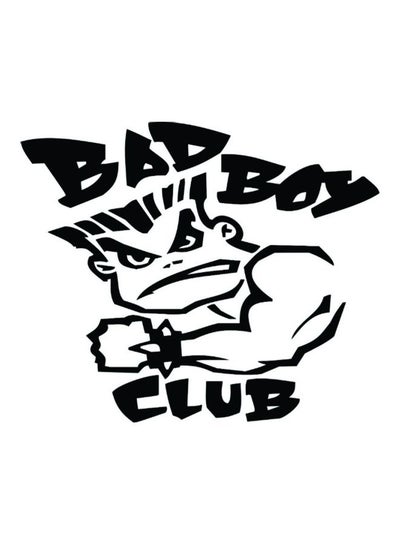 Buy E262 Bad Boy Club Car Sticker 15X15 cm Black/White in Egypt