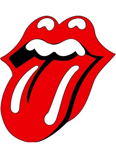 Buy Rolling Stones Logo Vinyl Car Sticker 15X15 cm in Egypt