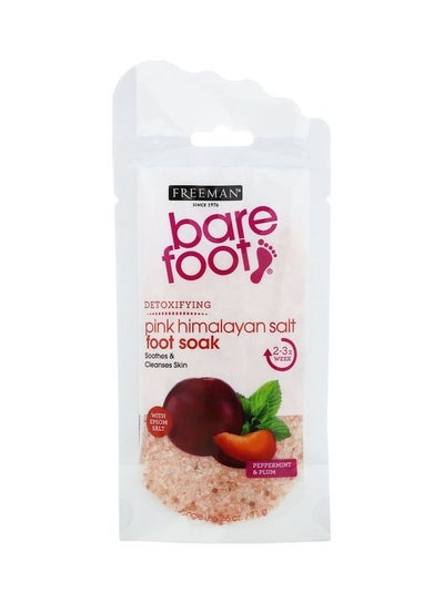 Buy Bare Detoxifying Pink Himalayan Salt Foot Soak Peppermint & Plum 2.5 oz (71 g) Multicolour 71grams in UAE