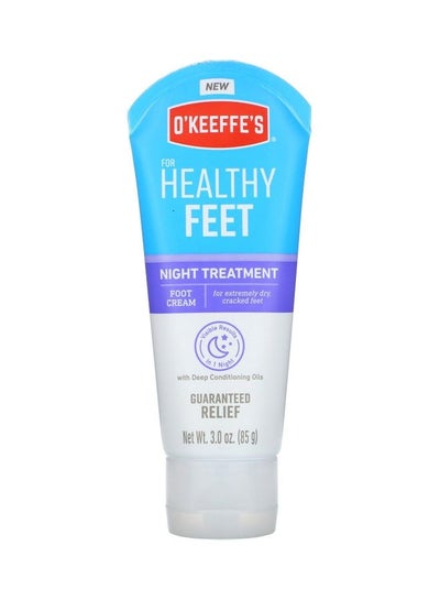 Buy Healthy Feet Night Treatment Foot Cream 3.0 Oz (85 g) Multicolour 85grams in Saudi Arabia