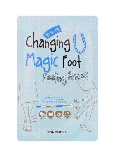 Buy Changing U Magic Foot Peeling Shoes 1 Pair 0.60 oz (17 g) Each Multicolour 60grams in UAE