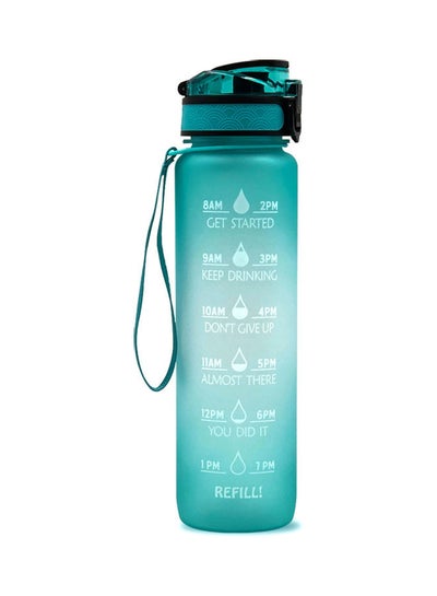 Buy Sports Water Bottle With Time Marker 29.5 x 5 x 7.5cm in Egypt