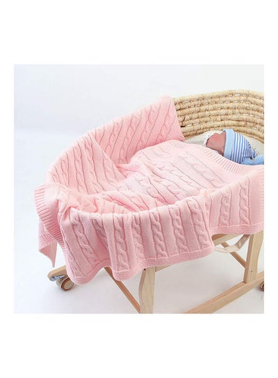 Buy Braided Baby Blanket Pink in Egypt