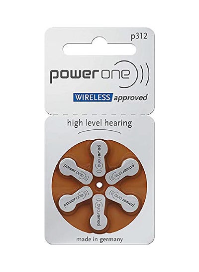 Buy Powerone 1.45V Hearing Aid Batteries - Pack Of 60 Pieces in Saudi Arabia