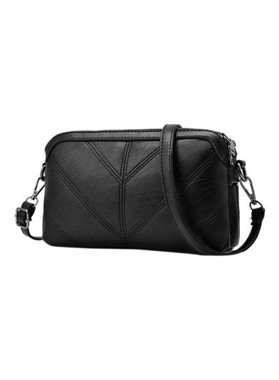 Buy Polyester Crossbody Bag Black in Saudi Arabia