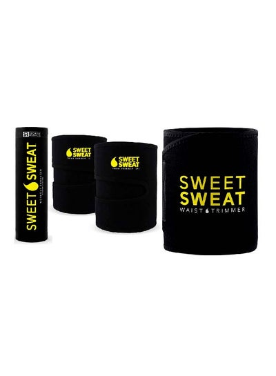 Buy Sweet Sweat Premium Quality Waist Trimmer And Thigh Trimmer With Workout Enhancer Stick in UAE