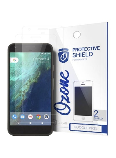 Buy Set Of 2 HD Screen Protector Scratch Guard For Google Pixel Clear in UAE