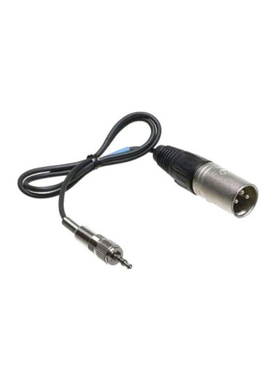 Buy Male Mini Jack To XLR-Male Connector Cable For EK 100 Receiver Black/Silver in UAE