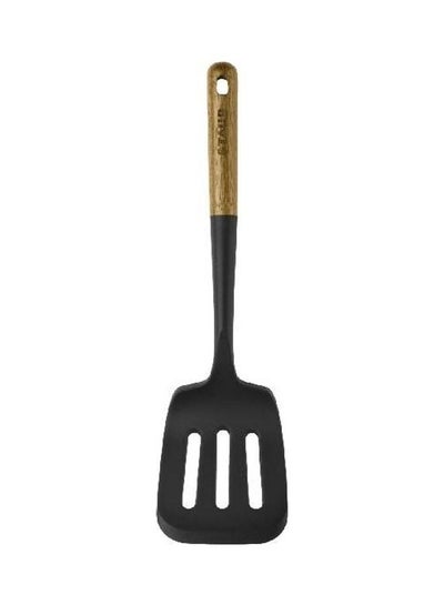 Buy Silicone Serving Turner Black 31cm in UAE