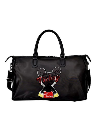 Buy Mickey Mouse Printed Shoulder Bag Black/Red/Yellow in Saudi Arabia