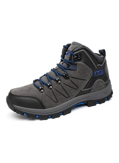 Buy Outdoor Mountains Hiking Boots Grey/Black in Saudi Arabia