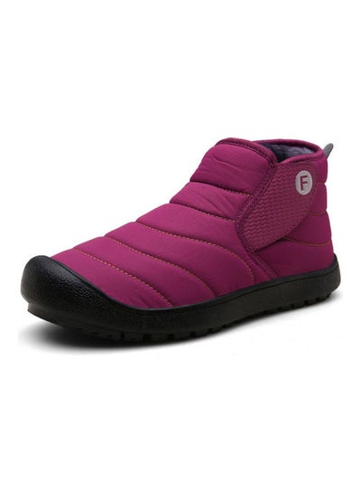 Buy Winter Slip-On Snow Boots Red/Black in UAE