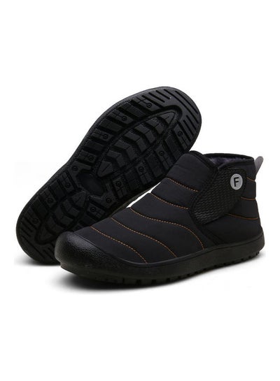 Buy Winter Slip-On Snow Boots Black in UAE