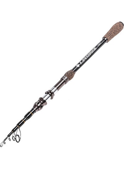 Buy 1.8m Telescopic Carbon Fishing Rod Ultralight Travel Sea Fishing Rod Pole with Cork Handle 53*4*9cm in Saudi Arabia