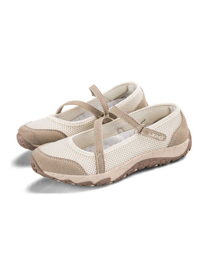 Buy Anti Skid Soft Soled Walking Shoes White/Beige in Saudi Arabia