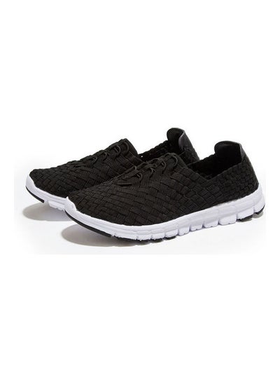 Buy Breathable Shock Absorption Slip-On Shoes Black in Saudi Arabia