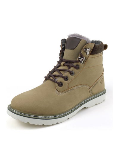 Buy Mountaineering Lace-Up Boots Brown in UAE