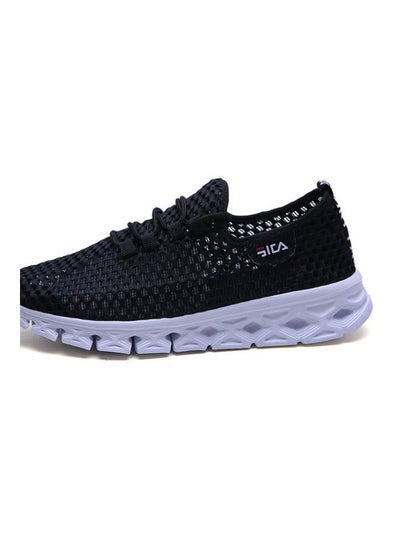 Buy Breathable Mesh Running Shoes Black in Saudi Arabia