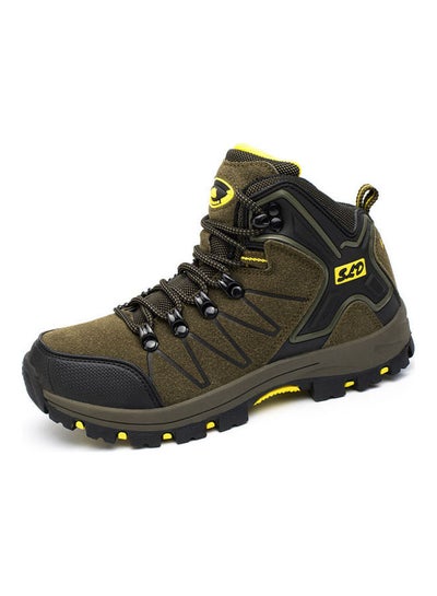 Buy Lace-Up Hiking Shoes Green in UAE