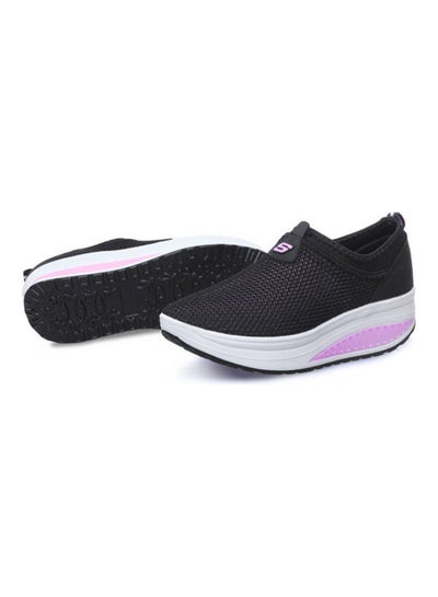 Buy Slip-On Shoes Purple/Black/White in Saudi Arabia