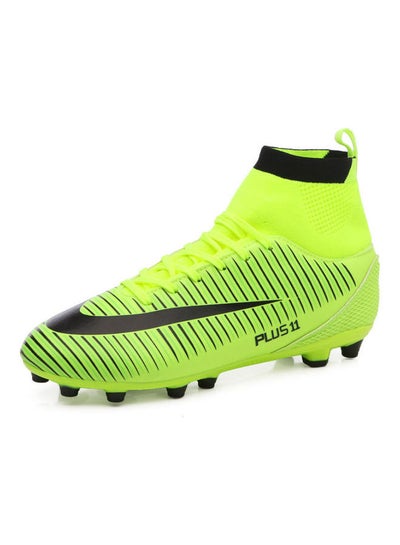 Buy High Top Football Trainers Green/Black in Saudi Arabia